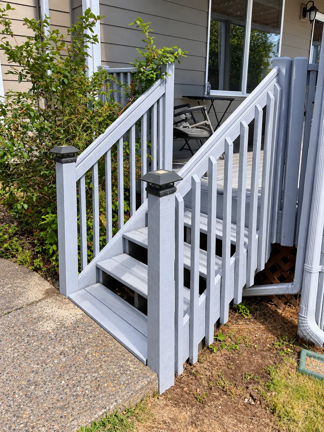 Exterior stair repair and carpentry
